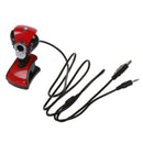 6 LED Web cam Camera Webcam Web cam 20.0 M pixels + Microphone