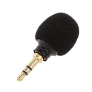 Mini Plug in Vocal Instrument Condenser Microphone 3.5mm Mono TS Plug Black