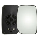 2 Pcs Replacement Left+Right Side Heated Mirror with White Lens Glass For Ford
