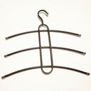 Clothes Hanger 3 Layers Fishbone-shaped Clothes Hangers Space Saving Hanger C6Y9