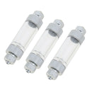 3pcs Aquarium Fish Tank Plant Aluminium CO2 Bubble Counter Diffuser Reactor