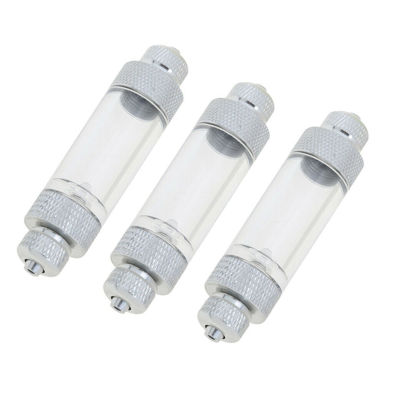3pcs Aquarium Fish Tank Plant Aluminium CO2 Bubble Counter Diffuser Reactor