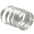 5Pcs/Set Stainless Steel Cake Making Molds Round Mousse Cake Fruit Pie Dess