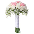 Bride Holding Flowers Romantic Wedding Colorful Gypsophila Bride 'S Bouquet