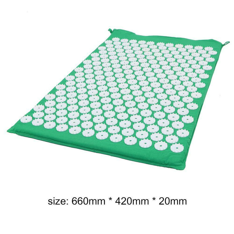 Acupuncture Massager Cushion Relieve Back Pain Spike Yoga Exercise Relax Mat Pad