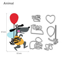 7pcs Animal Metal Cutting Dies Stencils DIY Scrapbooking Decor Embossing
