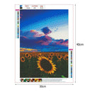 5D DIY Full Drill Diamond Painting Sunflowers Cross Stitch Embroidery Kits