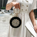 New Women'S Bag Elegant Ring Diamond Evening Bag Handbag Chain Single Shoul