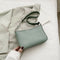 Women Simple PU Leather Handbag Chain Travel Shoulder Totes Bag (Green)