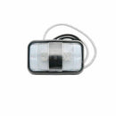 2Pcs 2.3Inch Amber/Red Led Piranha Side Marker Fender Light 2 Diodes Cleara