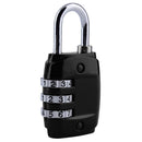 Zinc Alloy Security 3 Combination Travel Suitcase Luggage Code Lock Padlock Hn