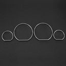 4pcs Dashboard Decoration Frame Auto Car Front Styling Cover for BMW E46