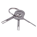 3PCS Car Terminal Removal Tool Kit Wiring Connector Release Pin Extractor Puller