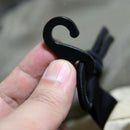 10 Pcs Plastic Shock Bungee Cord Karabiner Hook Elastic Cord Rope End Buckle