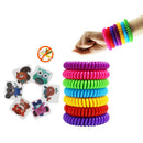 10pcs Anti Mosquito Repellent Multicolor Pest Control Bracelets + 6 Free PatchME