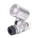 60 Magnifying Loupe Jewelry Jewelers Pocket Magnifier Loop Eye Coins Led Light L