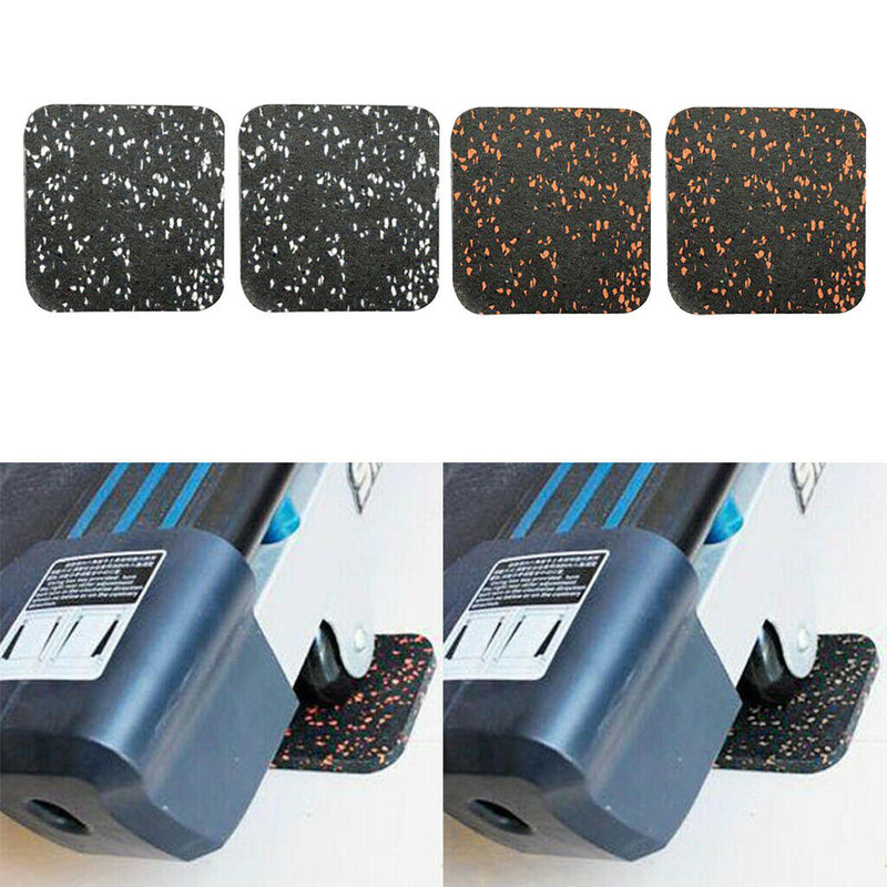 4x Thickened Treadmill Noise Absorption Mat Non-Slip Rubber Yoga Fitness Mat
