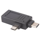 USB 3.1 2-in-1 Type-C&Micro USB to USB 3.0 / 2.0 Female OTG Adapter Convertor 3C