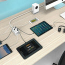 60 Watt (12 Amp) 10-Port Family-Sized Desktop Usb Rapid Charger. Smart Usb