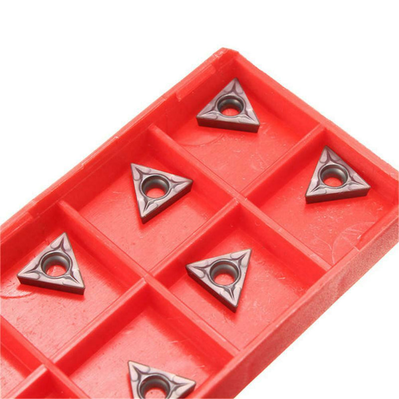 10Pcs CNC Carbide Tips Inserts Blade Cutter Lathe Turning Tool TCMT110204 VP15TF