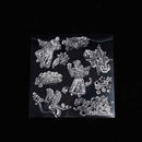 Fairy Dove Stars Silicone Clear Rubber Stamps Seal Scrapbooking Album Card Diary