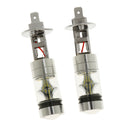 Pair 1800LM H1 10000K 100W High Power LED Foglights Bulbs Lamp White