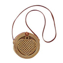 Women'S Hand-Woven Baodan Shoulder Bag Portable Grass Woven Bag Small Beach