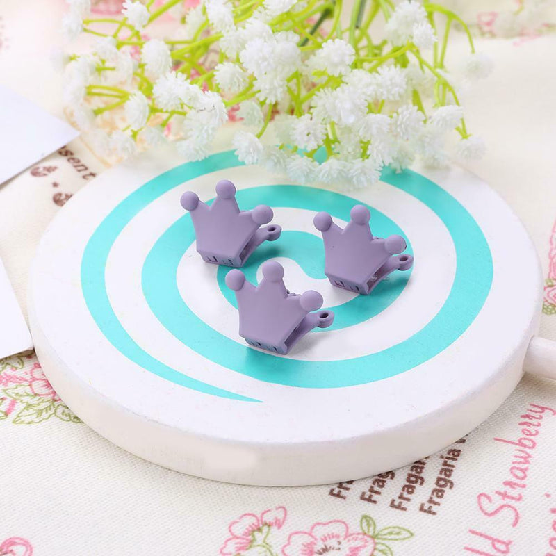 10pcs Crown Hair Clips Children Girls Claw Barrettes Mini Jaw Hairpin (08) A