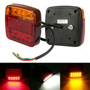 Trailer Truck 20LED Taillight Brake Stop Turn Signal Indicator Light Lamp 12V M&