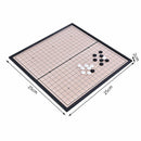 Chinese old board Game Weiqi Checkers Folding Table magnetic Go chess setS Hn