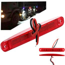 20Pcs 9 LED Truck Trailer Side Marker Indicators Lights Amber/Red Waterproof Set
