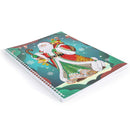 DIY Santa Claus Special Shaped Diamond Painting 50 Pages A4 Office Notebook