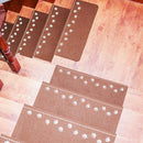 Luminous Self-Adhesive Non-slip Floor Stair Carpets Bear Claw Pattern Glow  A9L5
