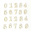 114pcs Wooden DIY Letters Alphabet Number Ornaments Home Decor Craft Gift