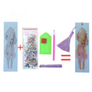 DIY Diamond Painting Leather Bookmark Tassel Handicraft (Elephant-AA384)