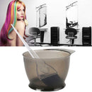 3Pcs/Set Hair Dye Colouring Brush Plastic Comb Bowl Baked Oil Bowl Brush Tool