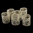 30pcs Heart Tea Light Candle Holders Flameless Candles Wrap Gift for Wedding