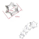 20pcs Stainless Star Heart Flower Round Cookie Cake Fruit Cutter Biscuit Mold-OZ