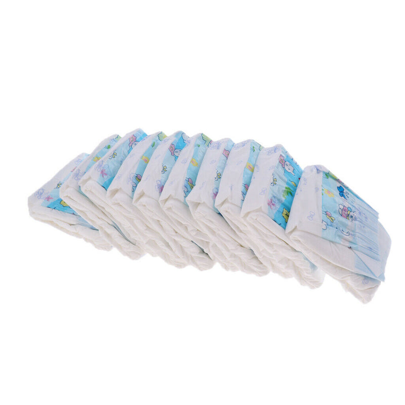 10pcs Disposable Dog Diaper Pet Puppy Nappy Pants Super Absorbent M