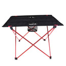 Folding Aluminum Camping Picnic Table Dining Desk Outdoor Gear Red
