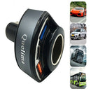 Quelima Qc30 Type-C Dual Usb Car Charger Cigarette Lighter 5V 3.1A Mobile T