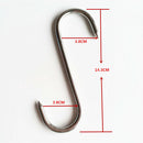 10 Pack of Stainless Steel Meat Hook / Utensil Pan Hanger Sausage Hanging