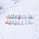 20x Scrapbooking Card Making Diamond Mini Pastel Stamping Round Brad DIYCraftAA