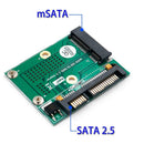 Mini PCI-E Msata SSD to 2.5 Inch SATA Adapter Converter Card Module Board