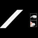 Ratio 2:1 10mm Dia White Polyolefin Heat Shrinkable Tube 4M Long