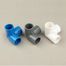 16pcs Plastic PVC 20mm Hose Tee Connector 3 Way Joint For Garden Irrigation