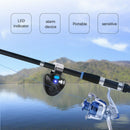 3x Electronic LED Light Fishing Bite Sound Alarm Alert Bell Clip On Fishing Rod