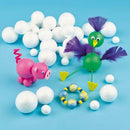 1 pcs Polystyrene Styrofoam Foam Ball White Craft Balls Wedding Christmas Decor