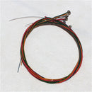 6PCS Stylish Lots Steel Rainbow Colorful Color Strings for Acoustic Guitar Gift