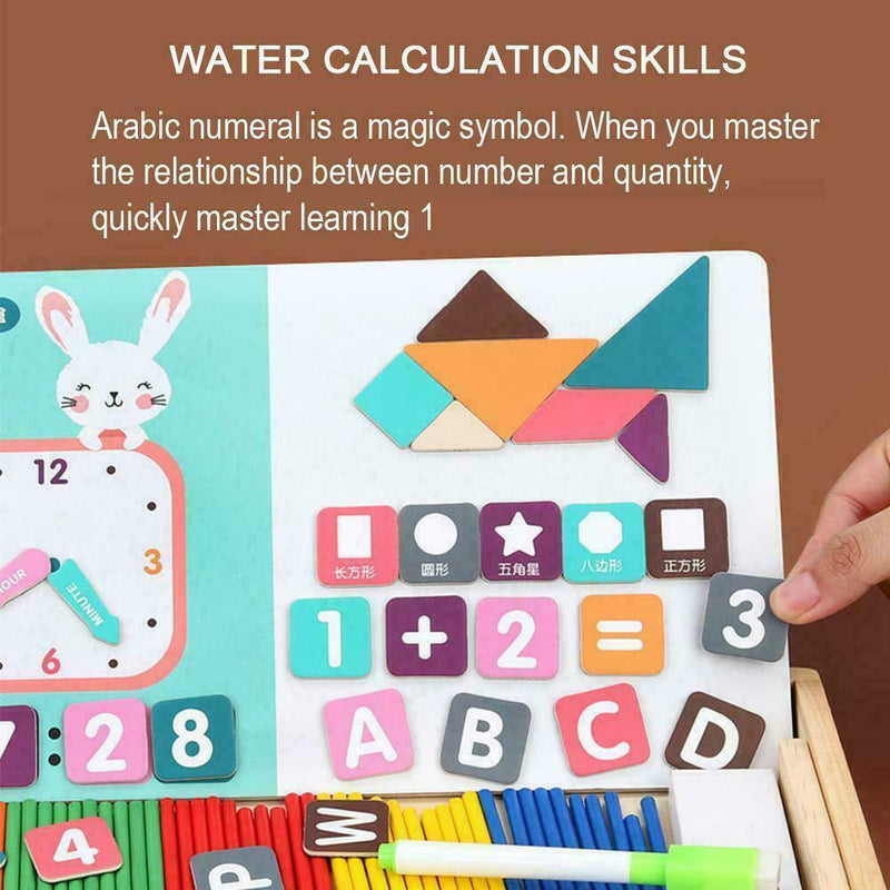 Magnetic Stickers Learning Drawing Board Toys Magnetic Jigsaw Puzzle Educat L8X8
